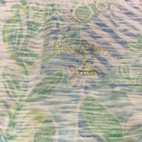 Lilly Pulitzer Tunic‎ Women’s Size Small Kaia Knit Blue Green 3/4 Sleeve - Picture 7 of 8